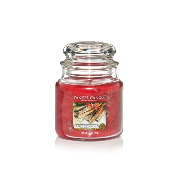 Yankee Candle Sparkling Cinnamon Medium Jar-1